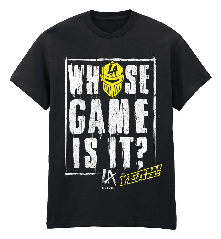 WWE T-Shirt Who's Game Is It Black (XL)