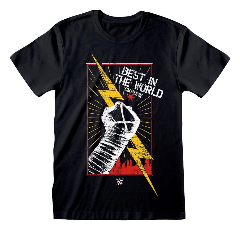 WWE T-Shirt CM Punk Black (S)