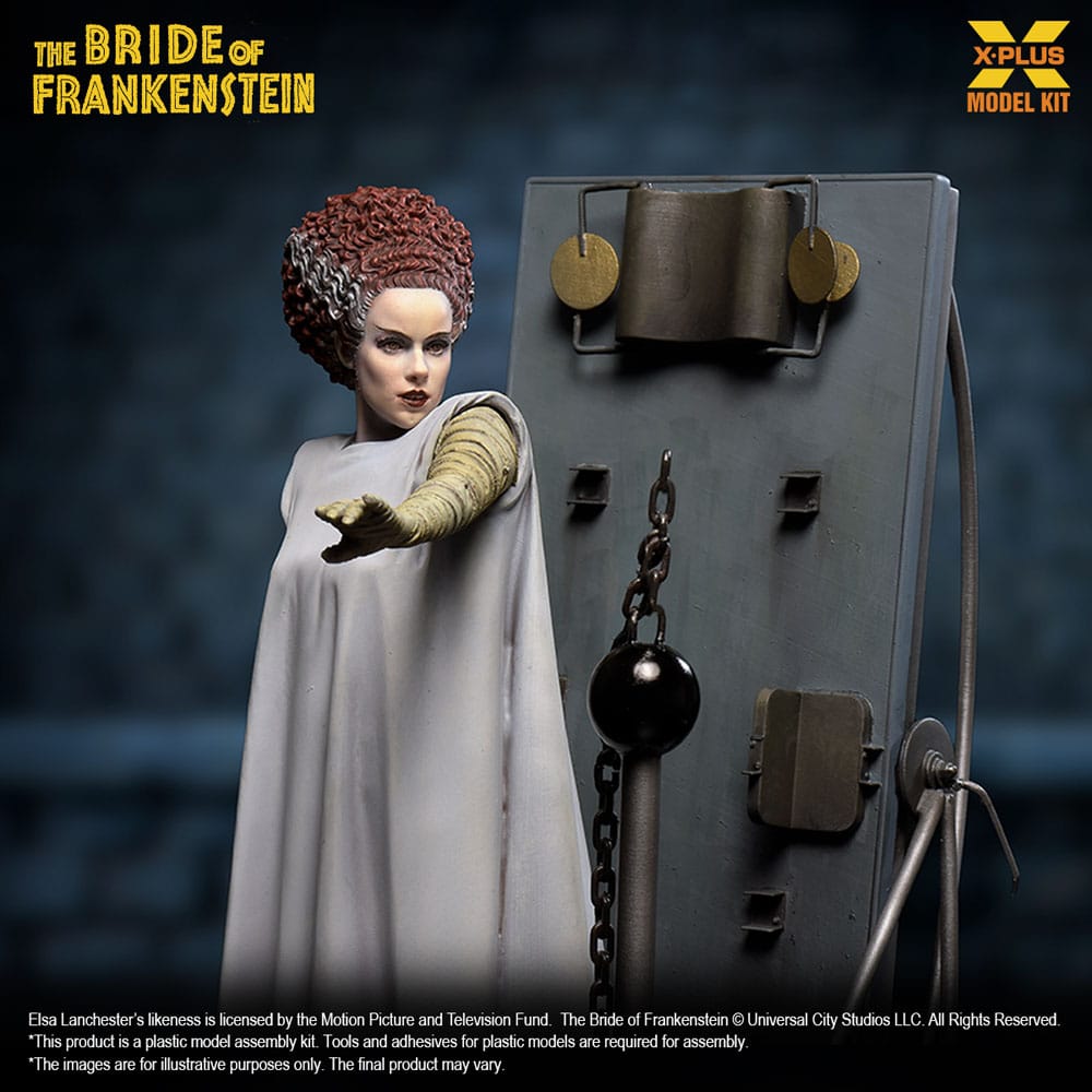 La Fiancée de Frankenstein figurine Plastic Model Kit 1/8 Bride of Frankenstein 21 cm