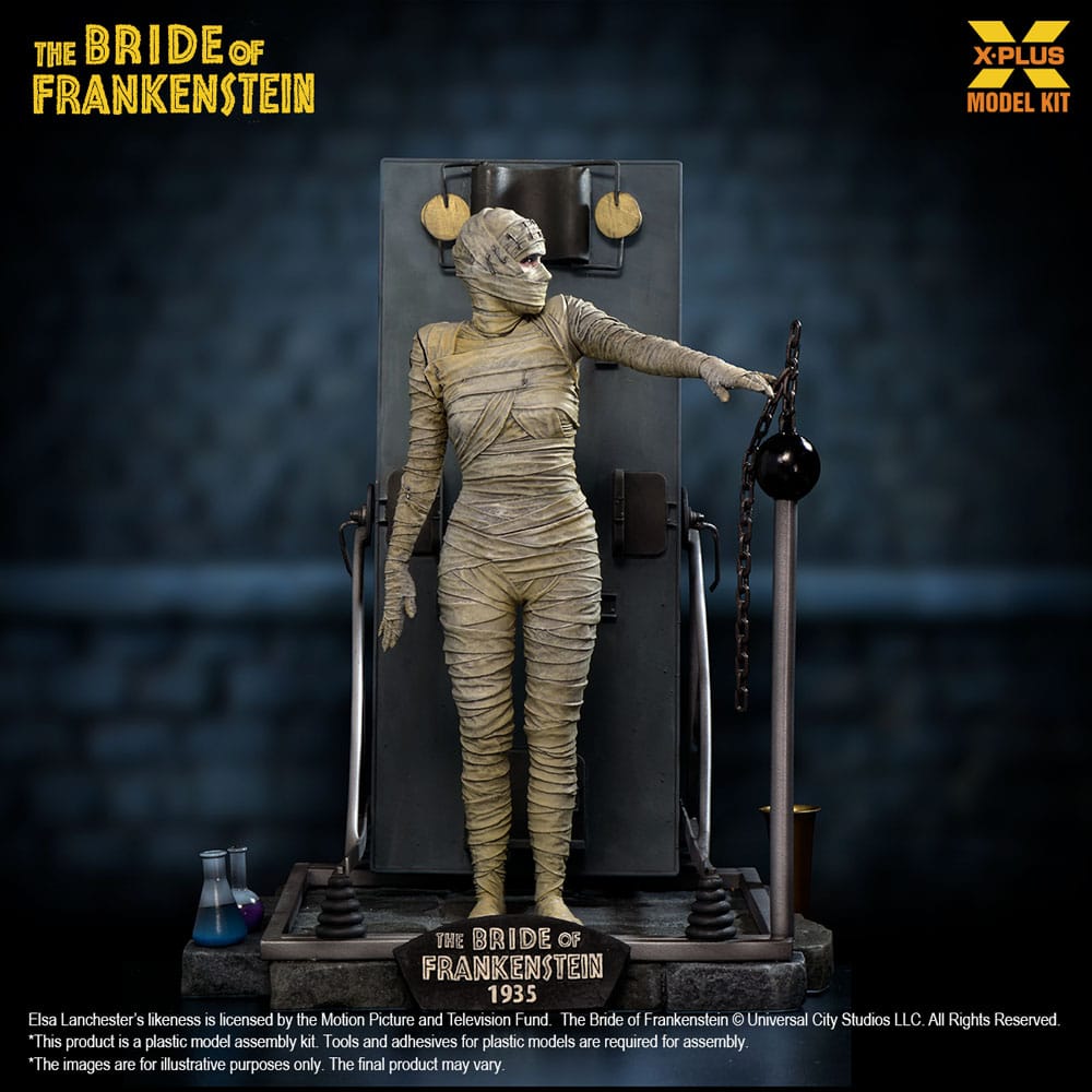 La Fiancée de Frankenstein figurine Plastic Model Kit 1/8 Bride of Frankenstein 21 cm