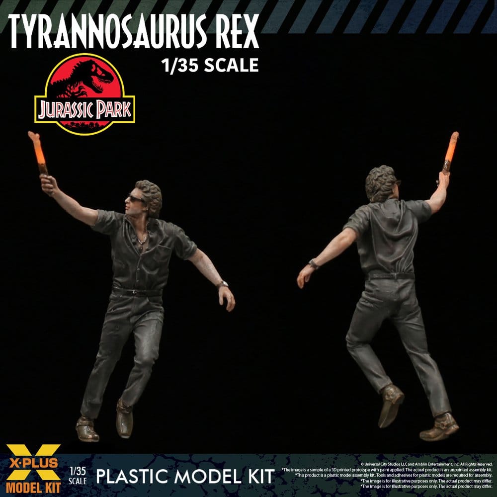 Jurassic Park figurine Plastic Model Kit 1/35 Tyrannosaurus Rex 42 cm