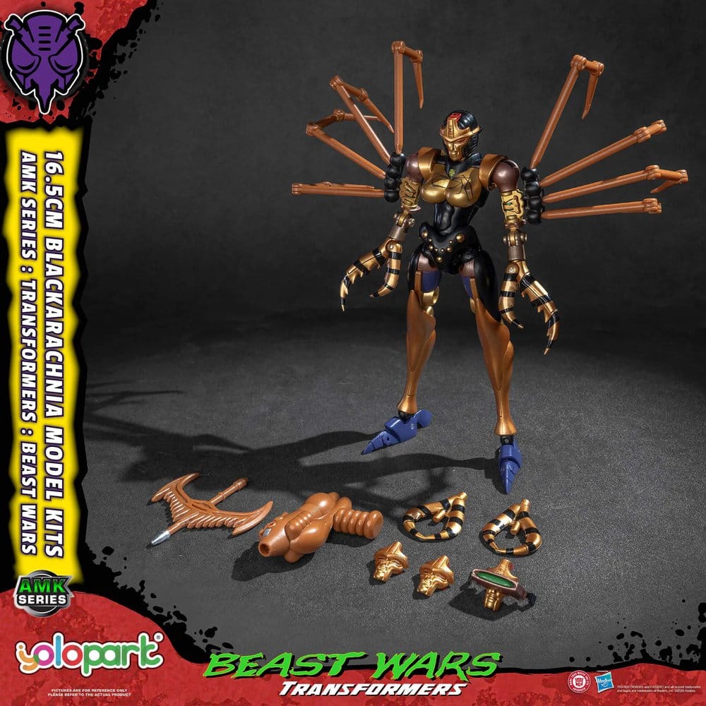 Transformers Plastic Model Kit AMK Series Beast Wars Blackarachnia 18 cm