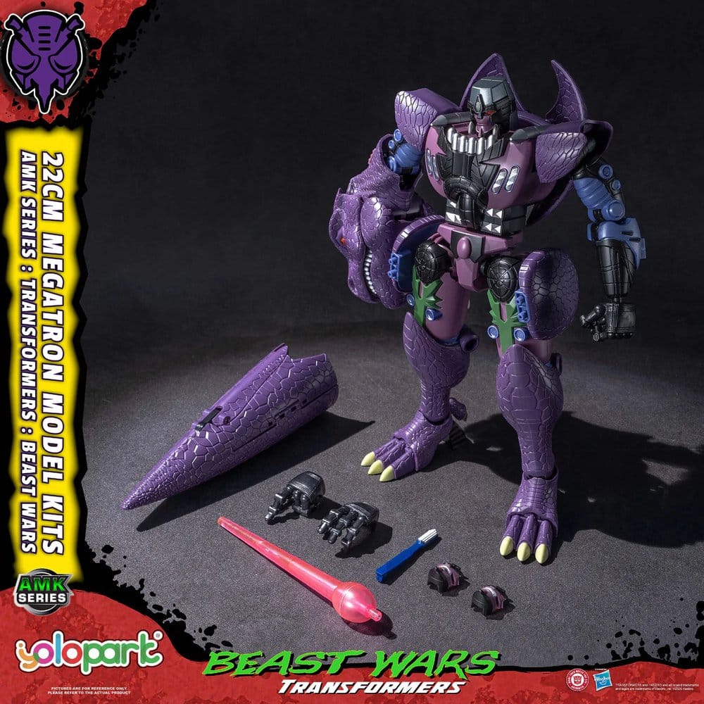 Transformers Plastic Model Kit AMK Series Beast Wars Megatron 22 cm