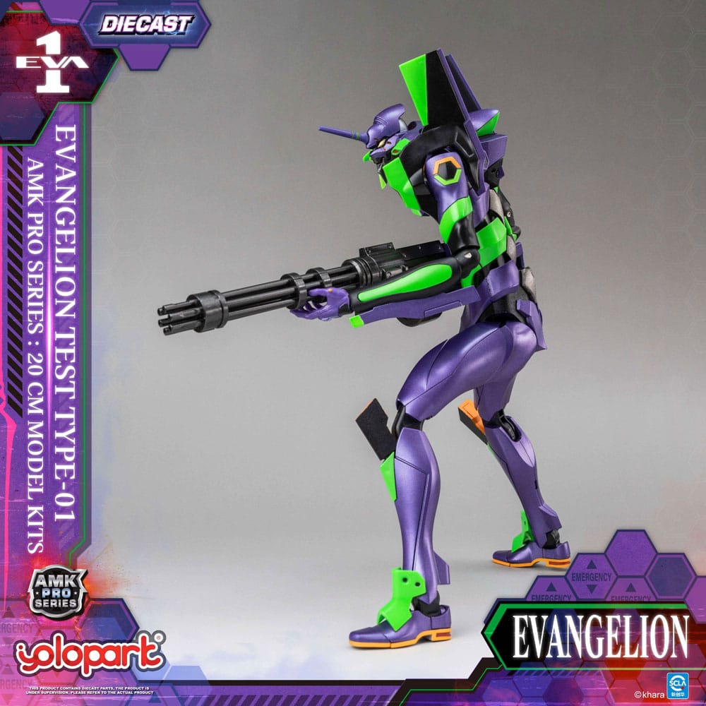 Neon Genesis Evangelion figurine Model Kit AMK Pro Series Eva-01 Test Type 20 cm