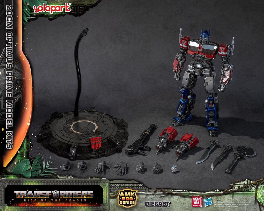 Transformers: Rise of the Beasts figurine Plastic Model Kit AMK Pro Series Optimus Prime (Oversea Version) 20 cm