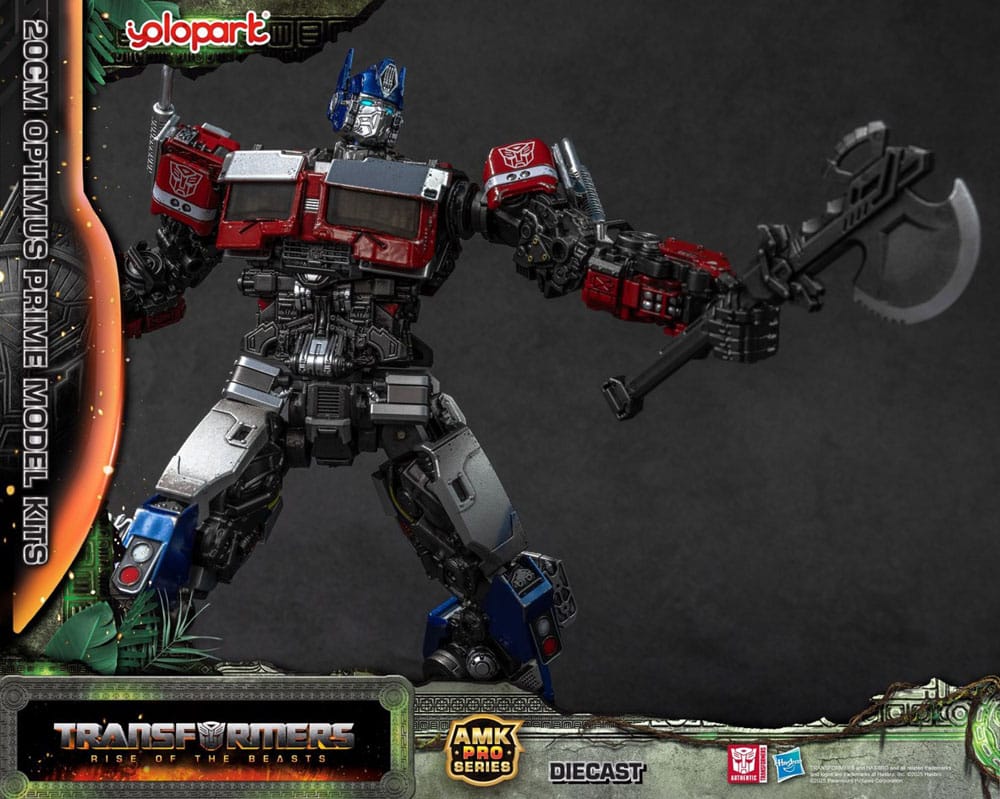 Transformers: Rise of the Beasts figurine Plastic Model Kit AMK Pro Series Optimus Prime (Oversea Version) 20 cm
