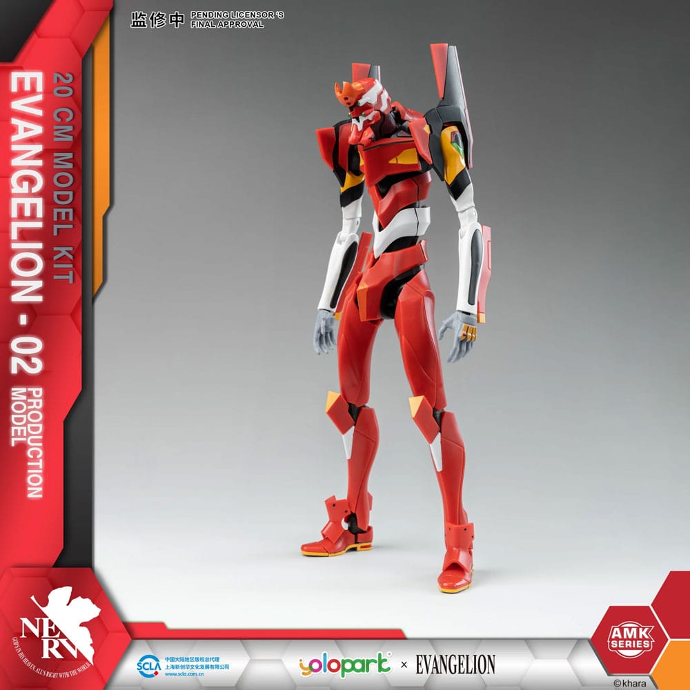 Neon Genesis Evangelion figurine Plastic Model Kit AMK Series Eva-02 20 cm