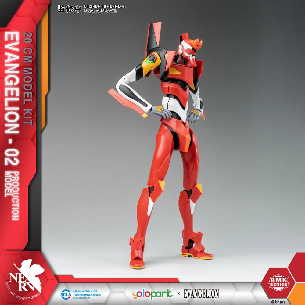 Neon Genesis Evangelion figurine Plastic Model Kit AMK Series Eva-02 20 cm