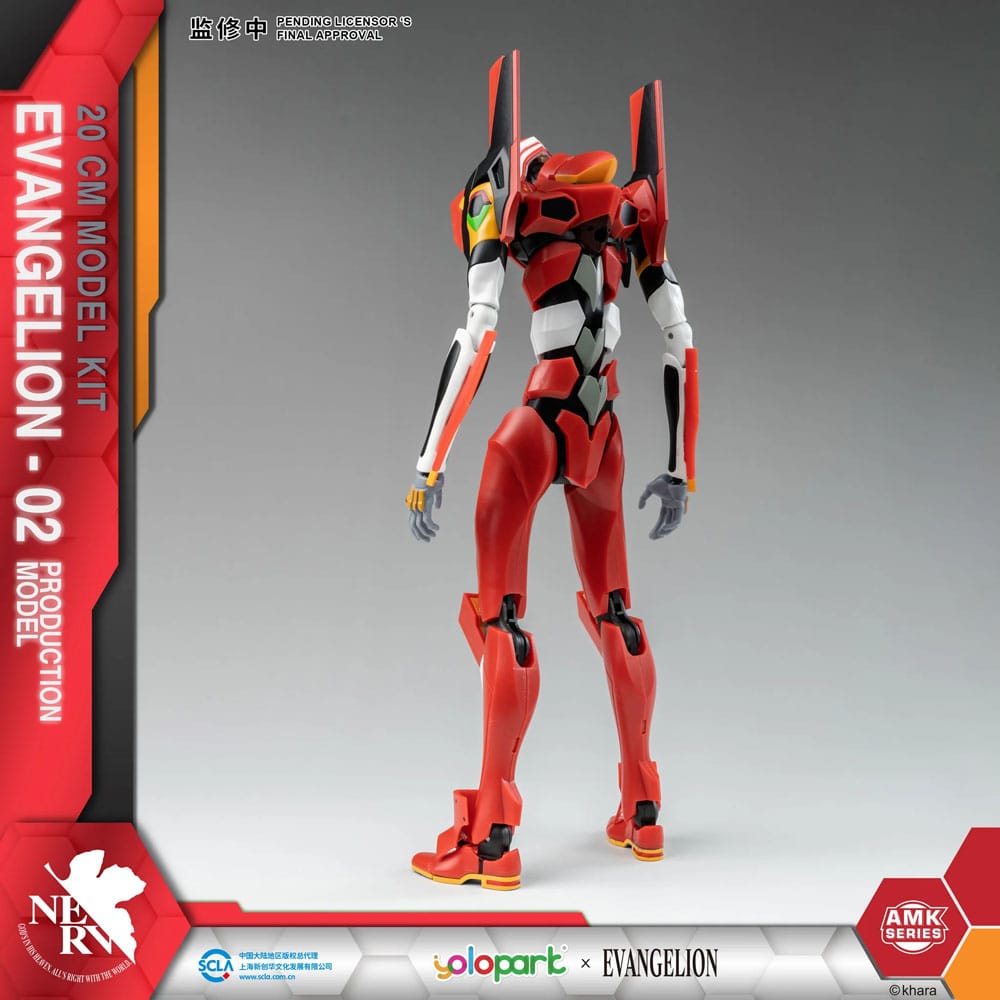 Neon Genesis Evangelion figurine Plastic Model Kit AMK Series Eva-02 20 cm