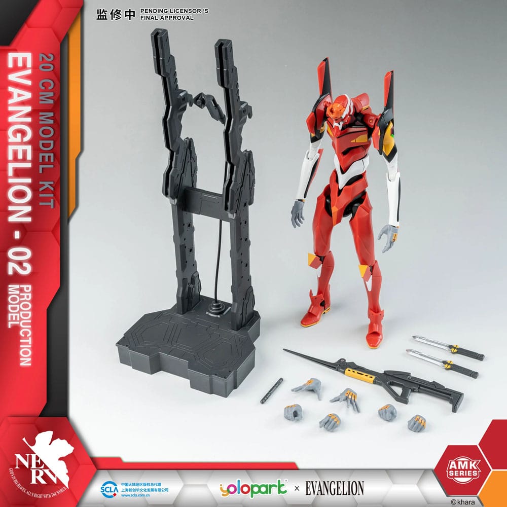 Neon Genesis Evangelion figurine Plastic Model Kit AMK Series Eva-02 20 cm