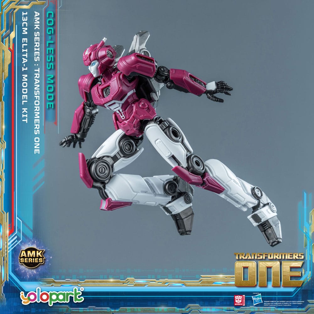 Transformers 8 One figurine Plastic Model Kit AMK Mini Series Elita-1 13 cm