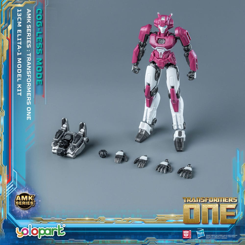 Transformers 8 One figurine Plastic Model Kit AMK Mini Series Elita-1 13 cm