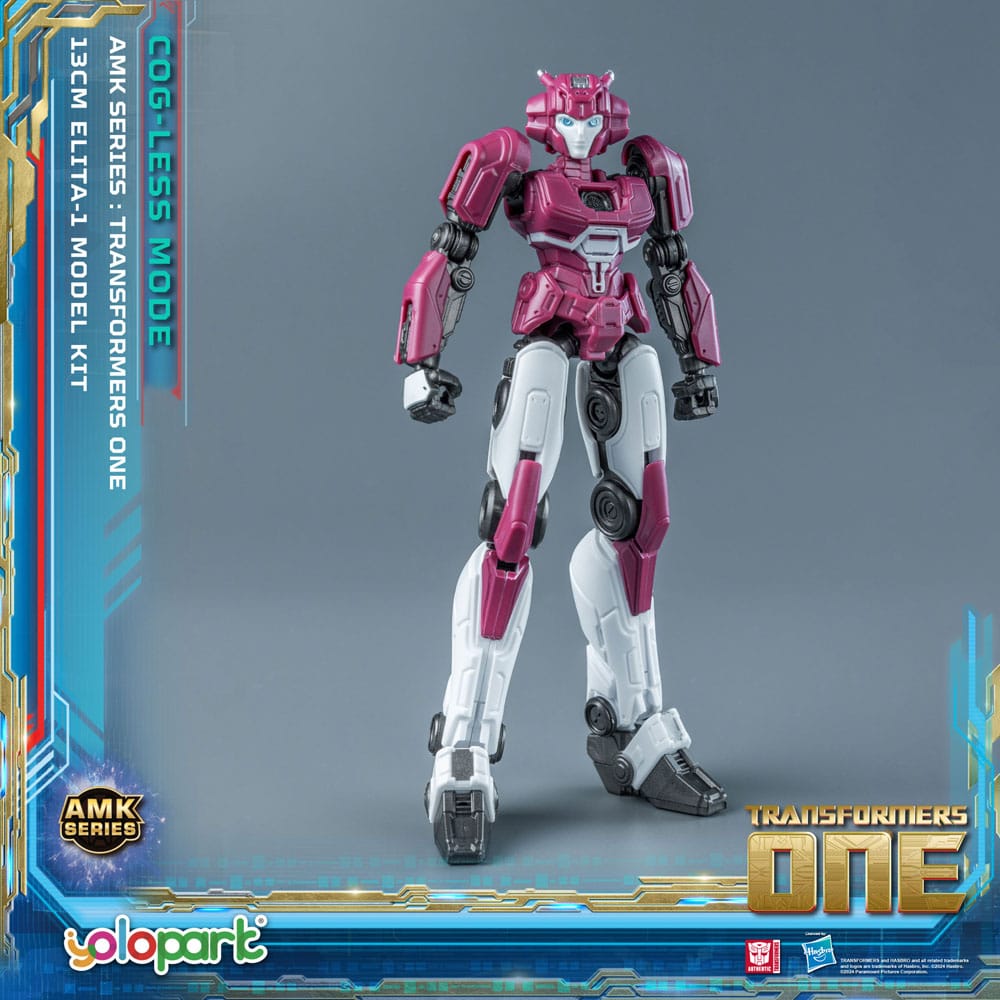 Transformers 8 One figurine Plastic Model Kit AMK Mini Series Elita-1 13 cm