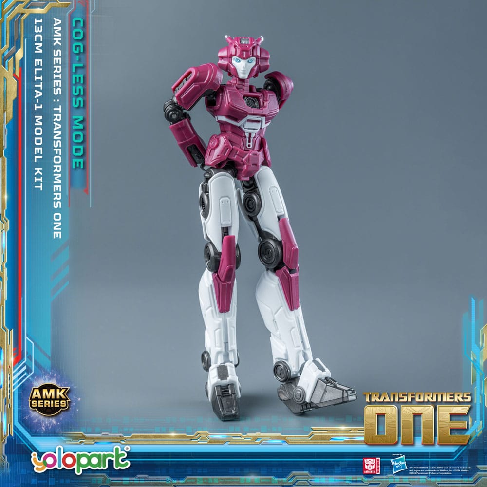 Transformers 8 One figurine Plastic Model Kit AMK Mini Series Elita-1 13 cm