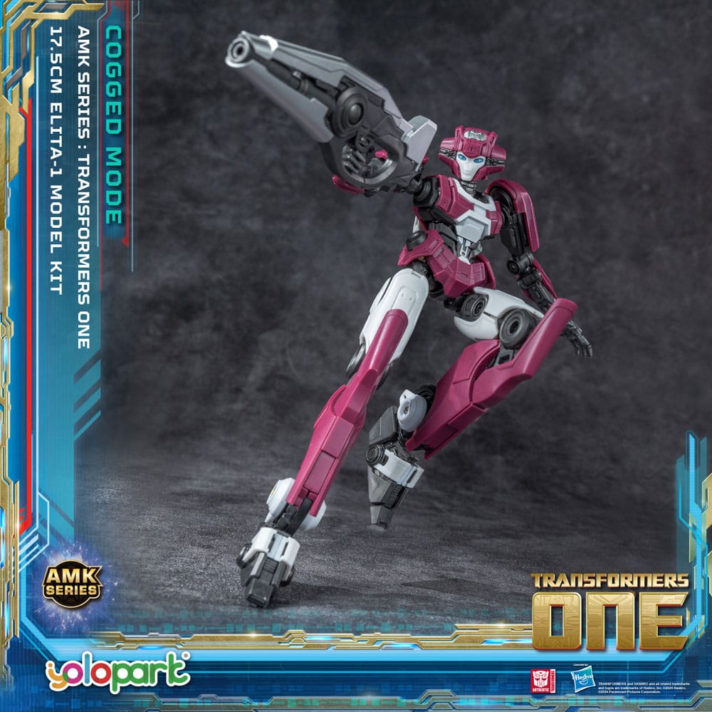 Transformers 8 figurine Plastic Model Kit AMK Series Elita-1 20 cm