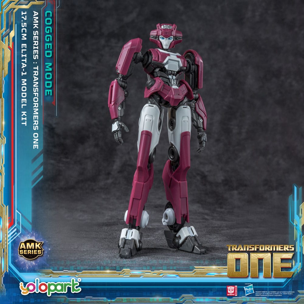 Transformers 8 figurine Plastic Model Kit AMK Series Elita-1 20 cm
