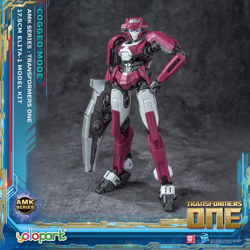 Transformers 8 figurine Plastic Model Kit AMK Series Elita-1 20 cm