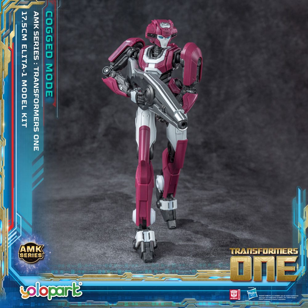 Transformers 8 figurine Plastic Model Kit AMK Series Elita-1 20 cm