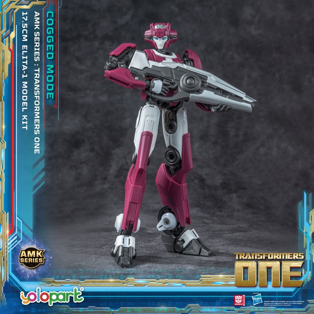 Transformers 8 figurine Plastic Model Kit AMK Series Elita-1 20 cm