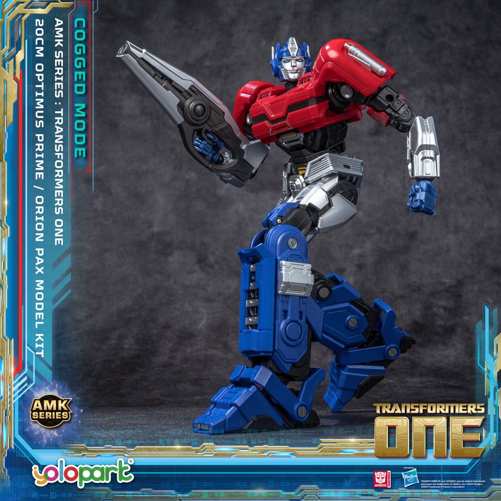 Transformers 8 figurine Plastic Model Kit AMK Series Orion Pax 20 cm