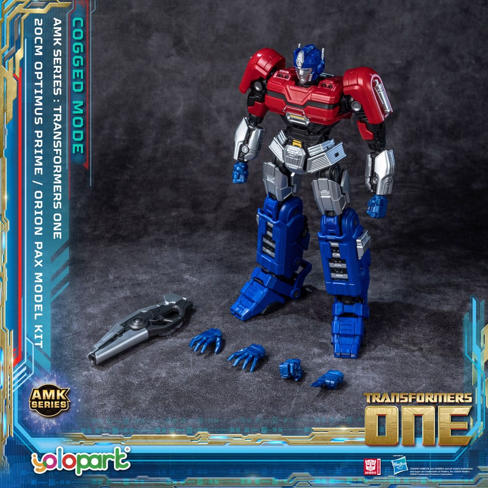 Transformers 8 figurine Plastic Model Kit AMK Series Orion Pax 20 cm