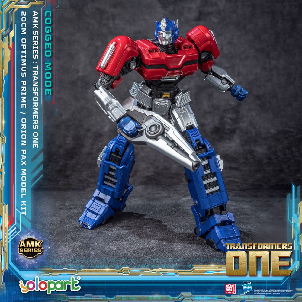 Transformers 8 figurine Plastic Model Kit AMK Series Orion Pax 20 cm