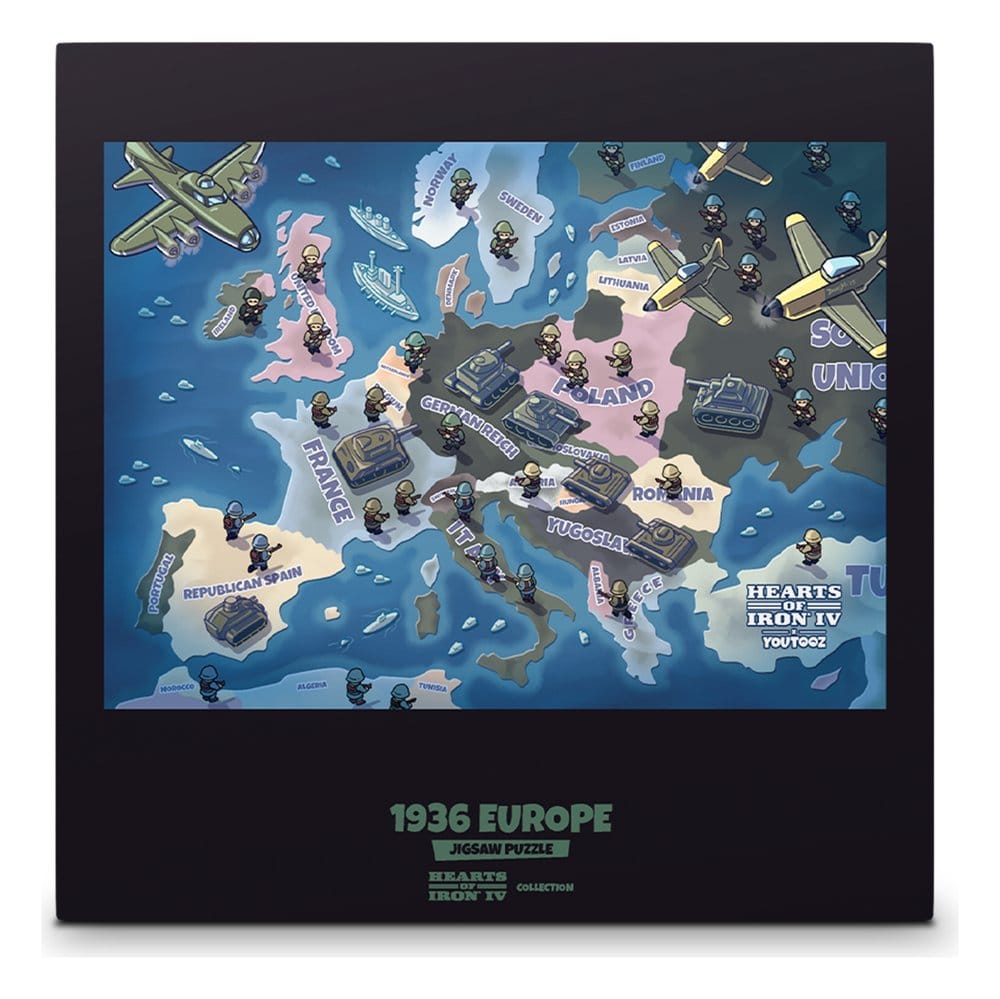 Hearts of Iron puzzle 1936 Europe