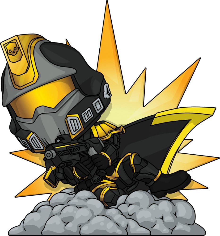 Helldivers 2 figurine Vinyl Hero of the Federation 10 cm