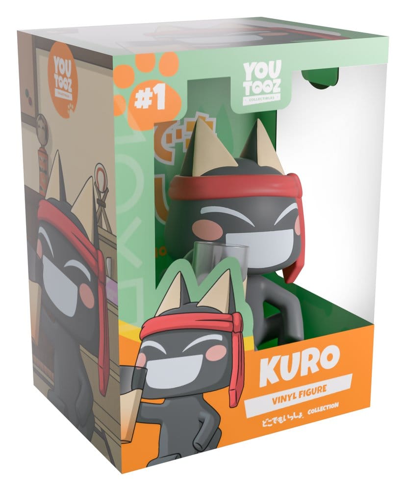 Doko Demo Issyo figurine Vinyl Kuro 9 cm