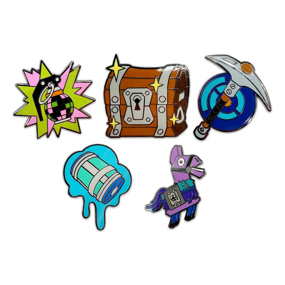 Fortnite présentoir pin's Set 3 cm (6)