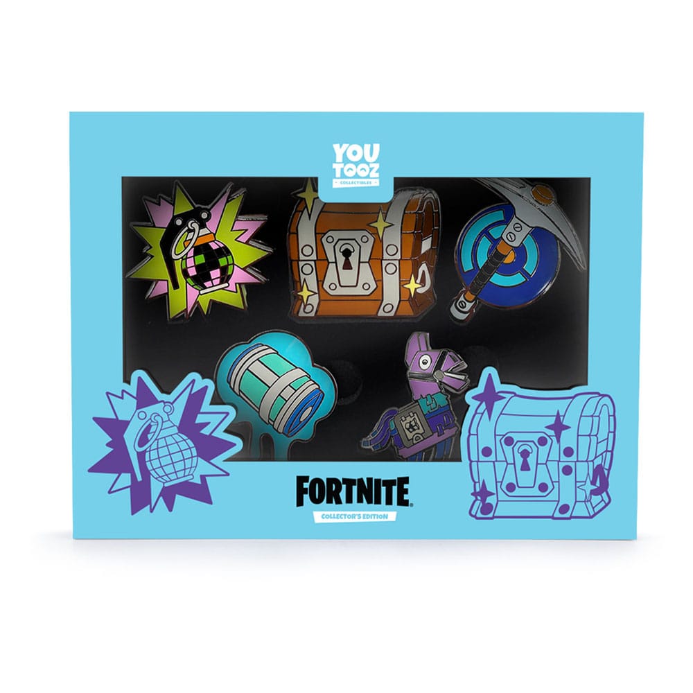 Fortnite présentoir pin's Set 3 cm (6)