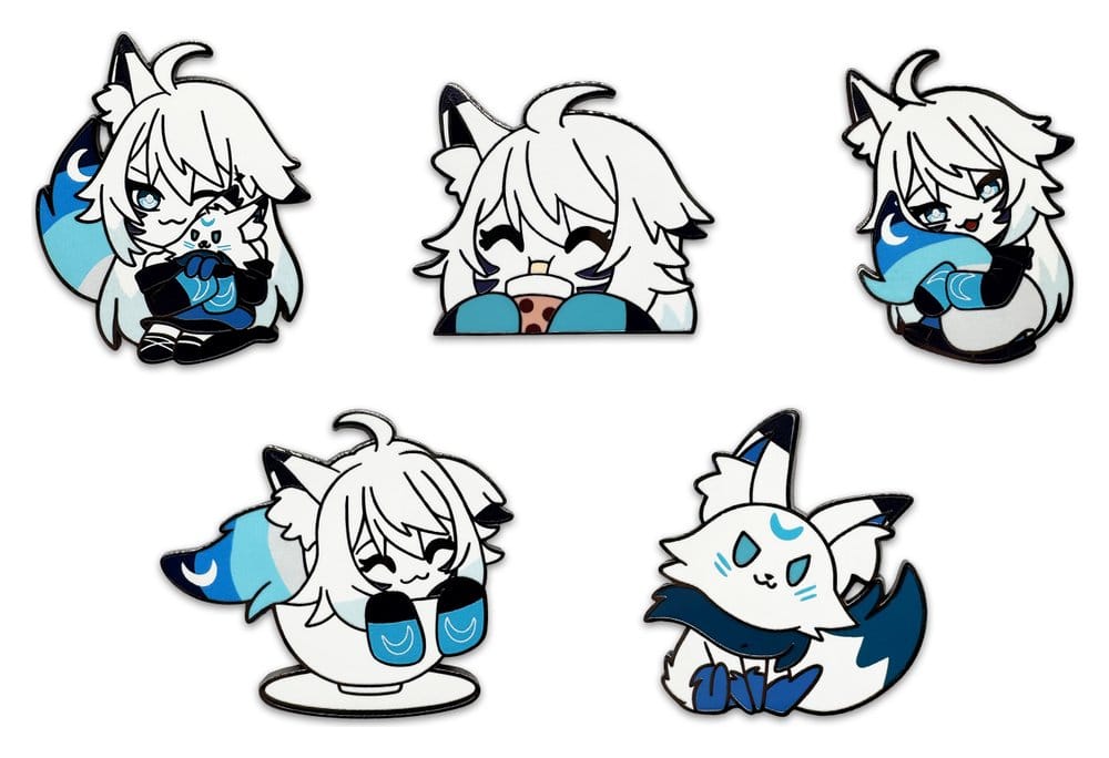 VTuber présentoir pin's Set MysticLight 3 cm(6)