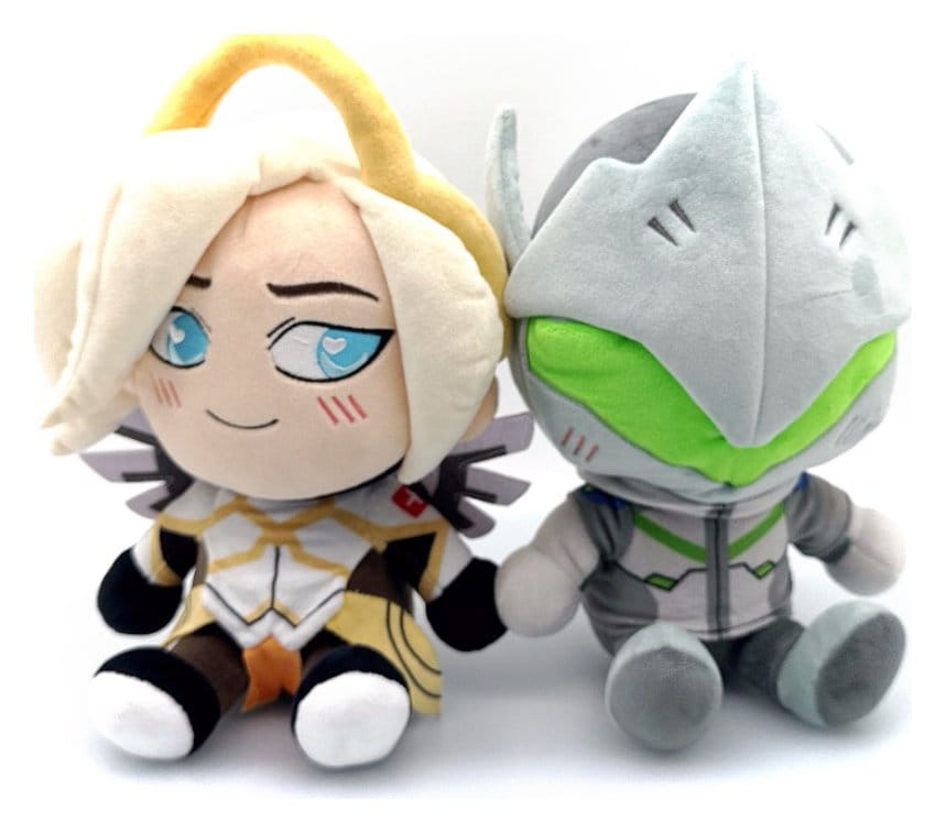Overwatch pack 2 peluches Genji & Mercy 22 cm