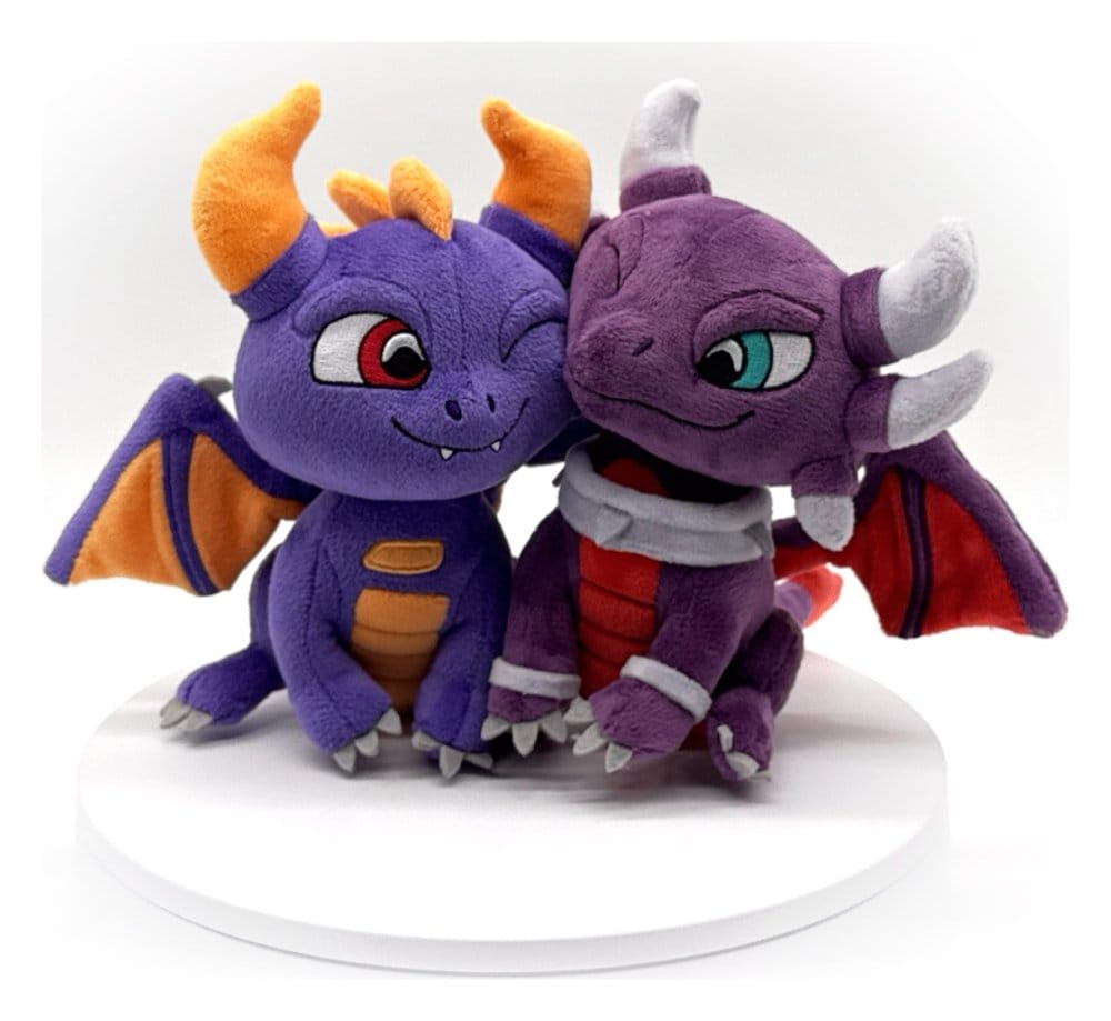 Skylanders pack 2 peluches Valentine´s Spyro & Cynder 15 cm