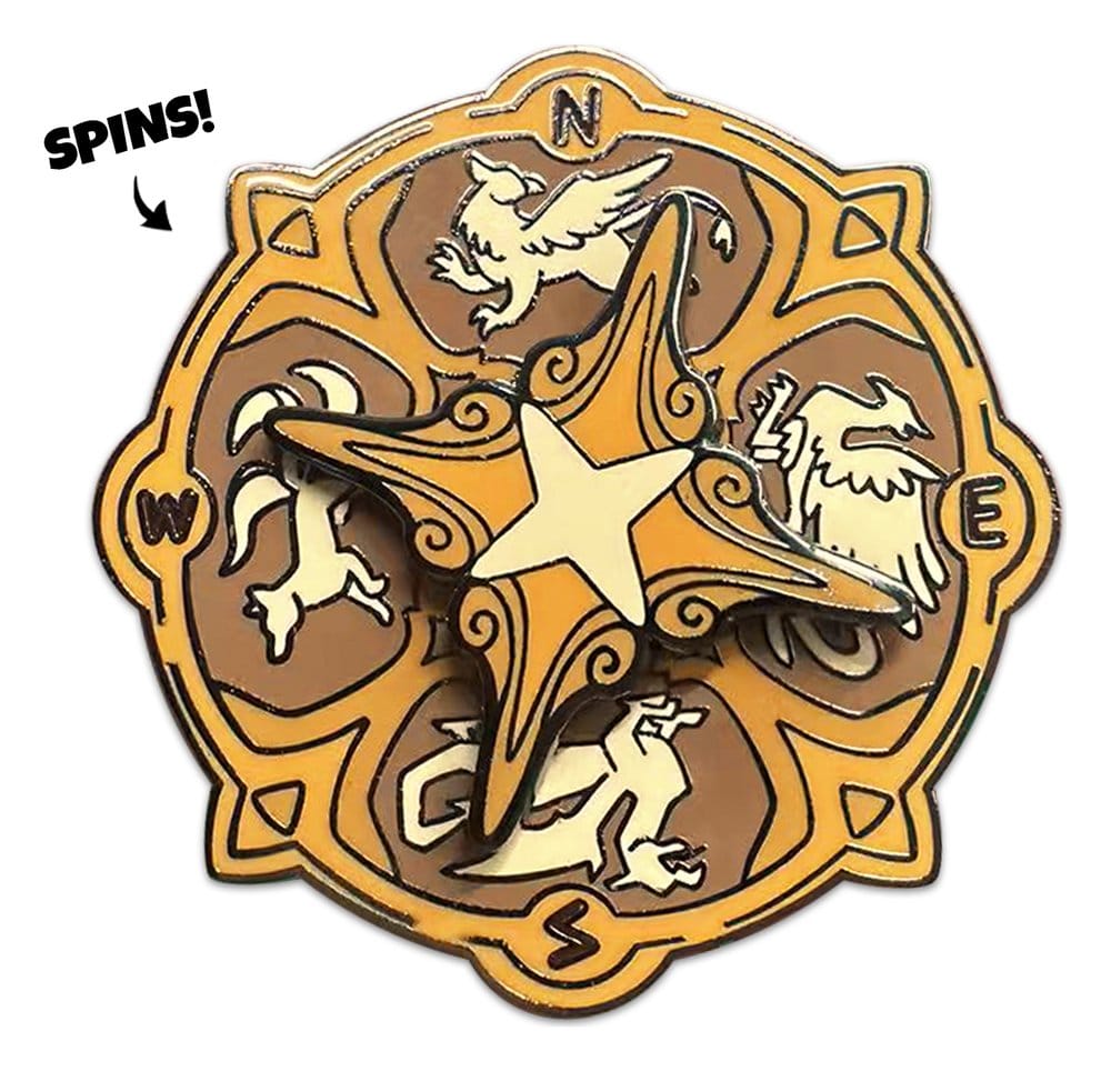 Quincy's Tavern pin Compass 5 cm