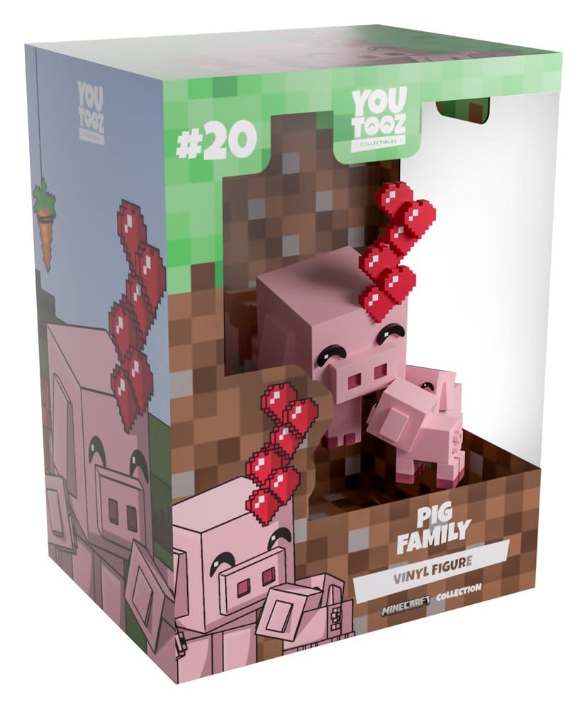 Minecraft Vinyl figurine Pig Family 8 cm