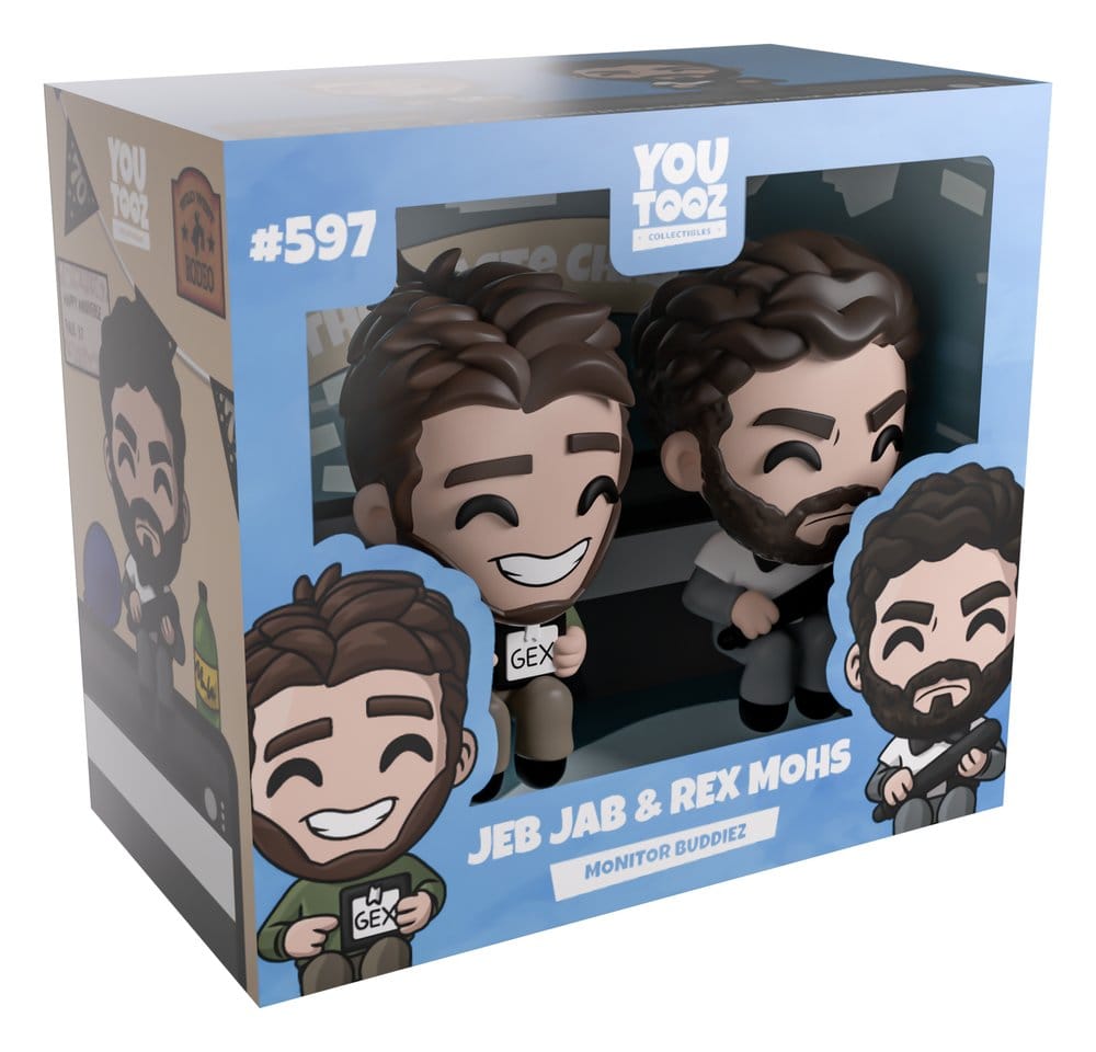 Scott the Woz Vinyl figurines Jeb Jab & Rex Mohs Monitor Buddiez 6 cm