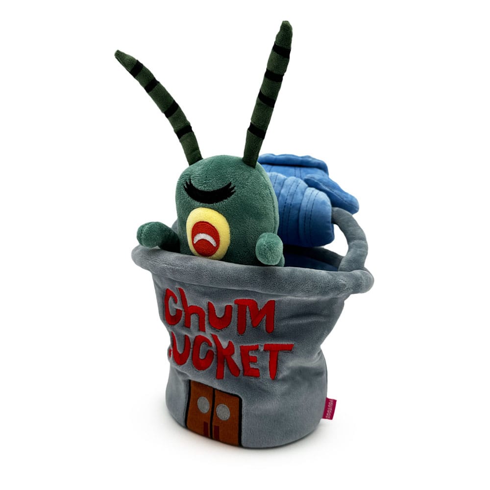 Bob l´éponge peluche Plankton Chum Bucket 22 cm