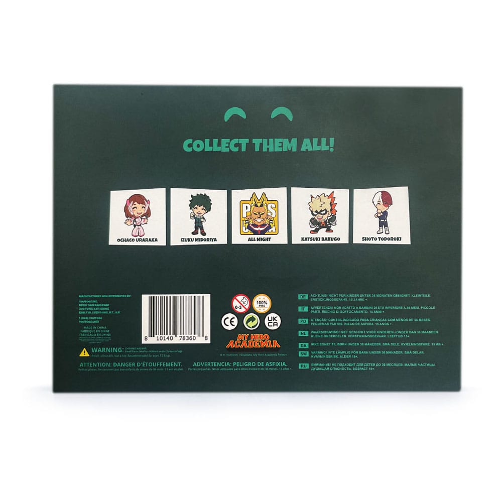 My Hero Academia présentoir pin's Set 5 cm (6)