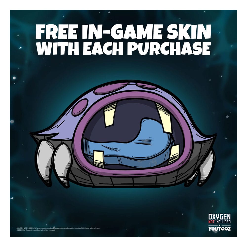 Oxygen Not Included peluche Hatch Shoulder Rider 15 cm