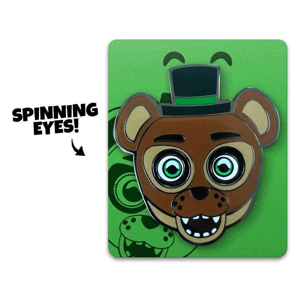 Five Nights at Freddy´s pin Popgoes The Weasel Glow in the Drak Spinning 5 cm