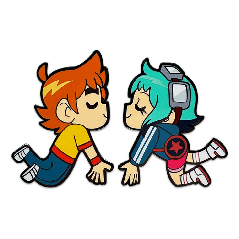 Scott Pilgrim pin Scott & Ramona Kissing 5 cm