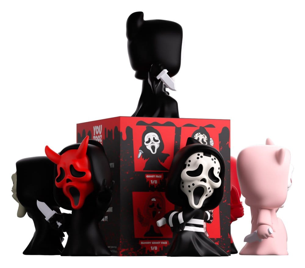 Ghost Face blind box assortiment figurines mini vinyl (8)