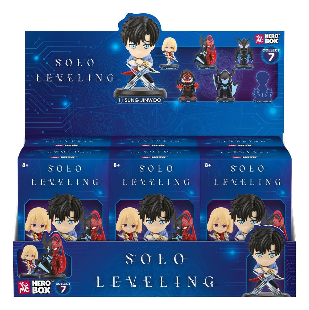 Solo Leveling Hero Box figurines mini Shadow Rising Series boîte-mystère présentoir (12)
