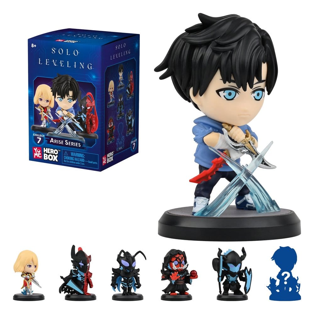 Solo Leveling Hero Box figurines mini Shadow Rising Series boîte-mystère présentoir (12)
