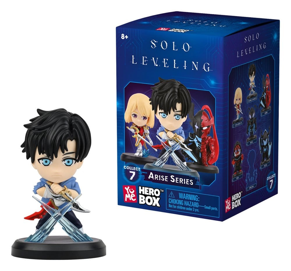 Solo Leveling Hero Box figurines mini Shadow Rising Series boîte-mystère présentoir (12)