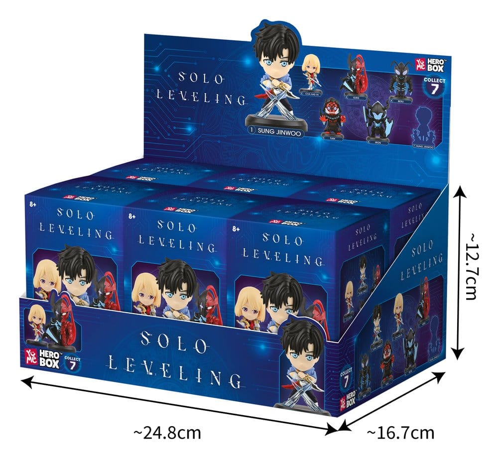 Solo Leveling Hero Box figurines mini Shadow Rising Series boîte-mystère présentoir (12)