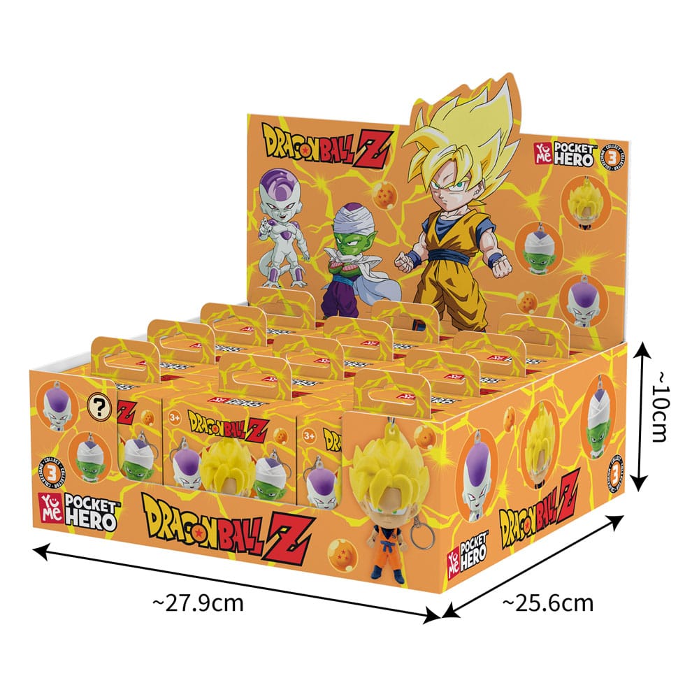 Dragon Ball Z présentoir porte-clés boîte-mystère Pocket Hero Series 1 (12)