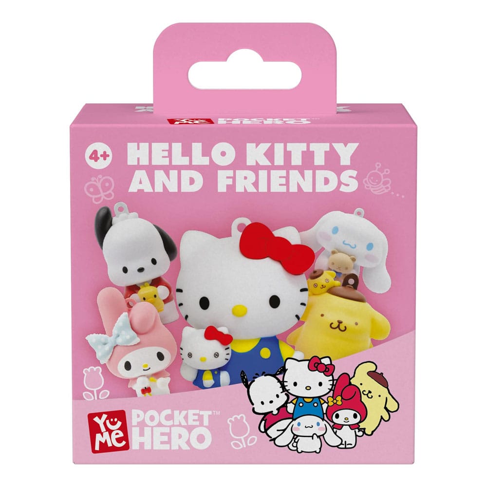 Sanrio présentoir porte-clés boîte-mystère Pocket Hero Hello Kitty and Friends Series 1 (12)
