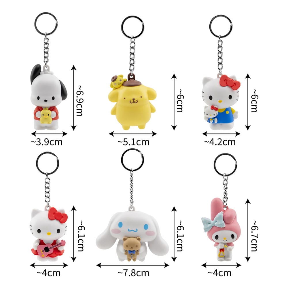 Sanrio présentoir porte-clés boîte-mystère Pocket Hero Hello Kitty and Friends Series 1 (12)